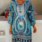 Emelia - Abito Stampato Bohemien Vibrante