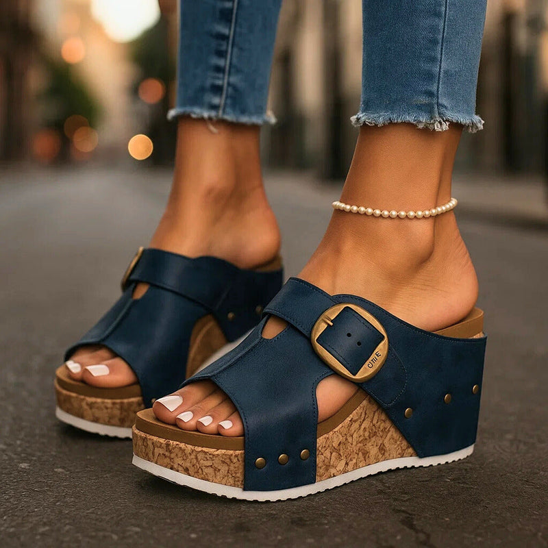 Sandali con fibbie Sienna Haven