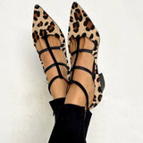 Bridget - Scarpe con tacco e cinturino a motivo leopardato