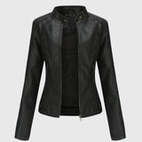 Giorgina™ - Giacca in Pelle Elegante per Donne
