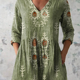 Elise | Blusa Lunga con Collo a V