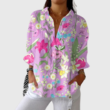 Blusa leggera e colorata con stampa