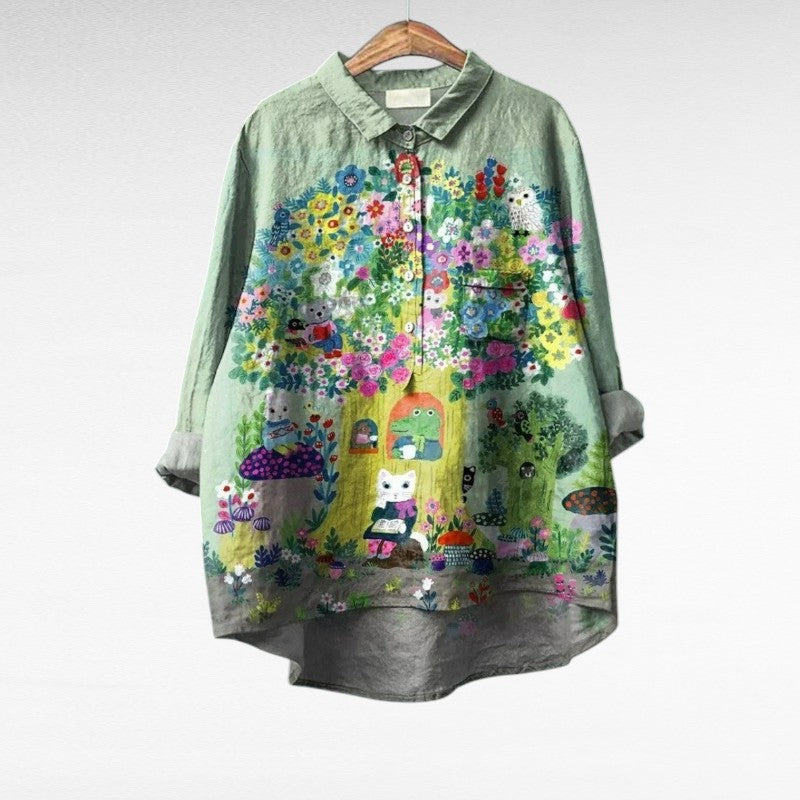 Caroline | Blusa elegante estiva
