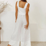 Megan - Completo Top Minimalista e Pantaloni Svasati