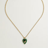 Collana Matilde Cuore di Smeraldo