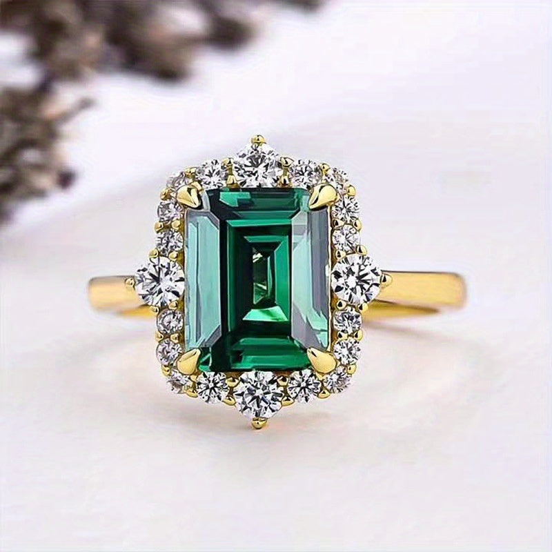 Anello Regina Smeraldo