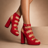 Sandali gladiatore con piattaforma Laina