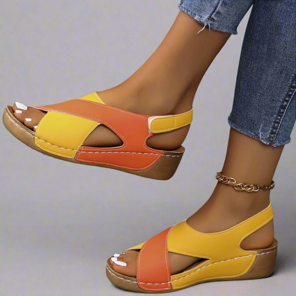 Kendra - Sandali Ortopedici Colorblock