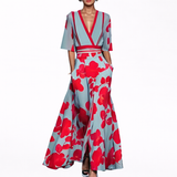 Valentina | Abito maxi elegante con scollatura profonda