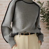 Donna | Maglione Elegante con Collo Alto