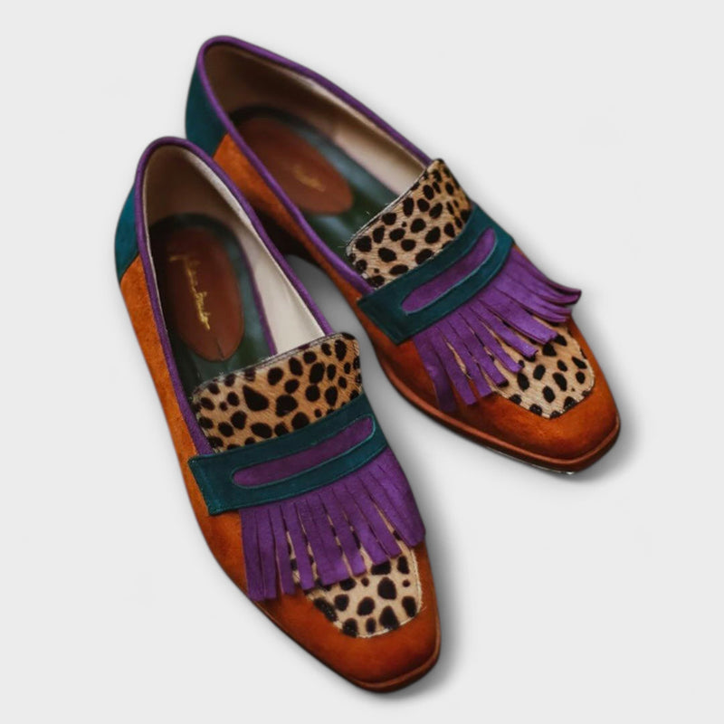 Fallon™ | Mocassino Marrone Leopardo