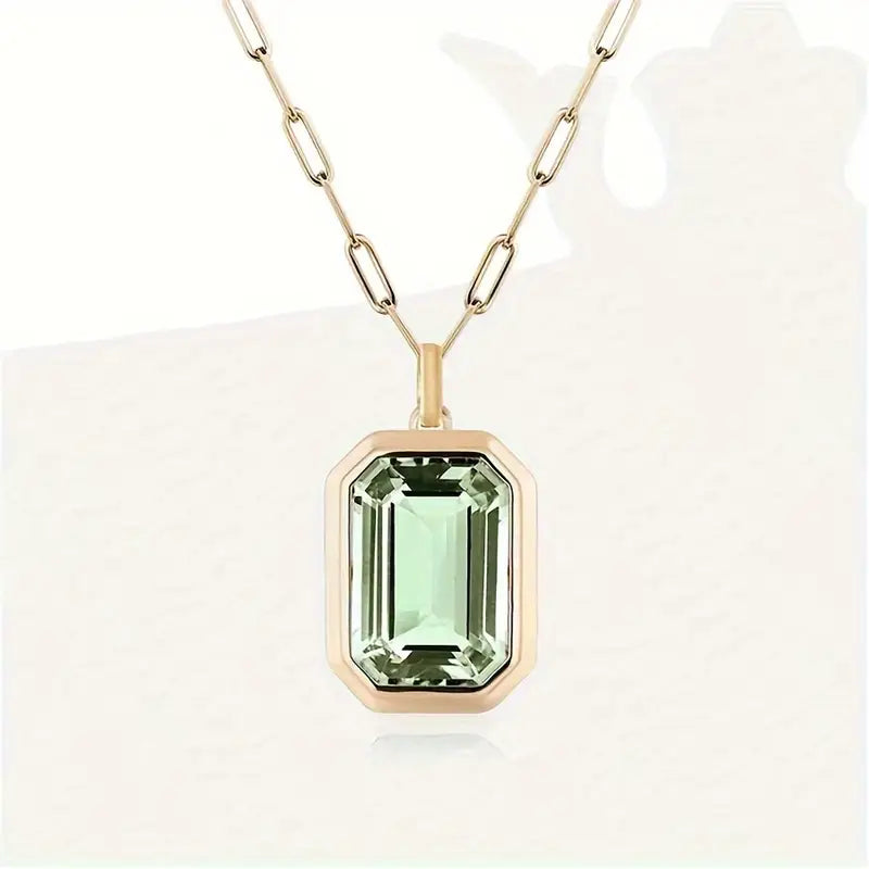 Collana Sofia con Pietra di Smeraldo
