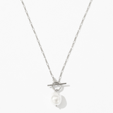 Collana Elegante con Perla Dorata