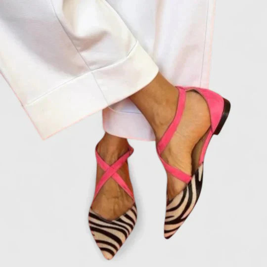 Khreysa | Ballerine eleganti con cinturini