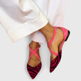 Khreysa | Ballerine eleganti con cinturini