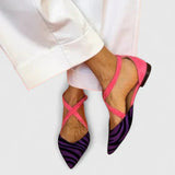 Khreysa | Ballerine eleganti con cinturini
