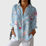 Blusa leggera e colorata con stampa