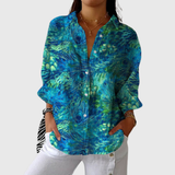 Blusa leggera e colorata con stampa