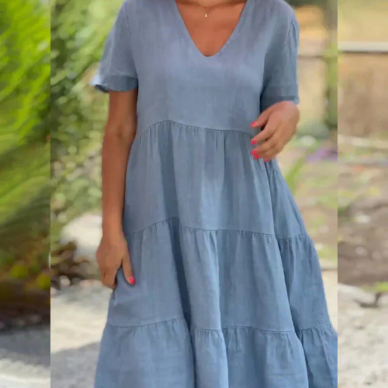 Bexley - Abito estivo casual con scollatura a V