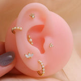 Piercing Labret in Opale di Hera