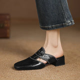 Mules in vera pelle Avery