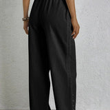 Shania - Pantaloni Casual con Bottoni