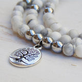 Bracciale Mala "Benessere Femminile" in Howlite