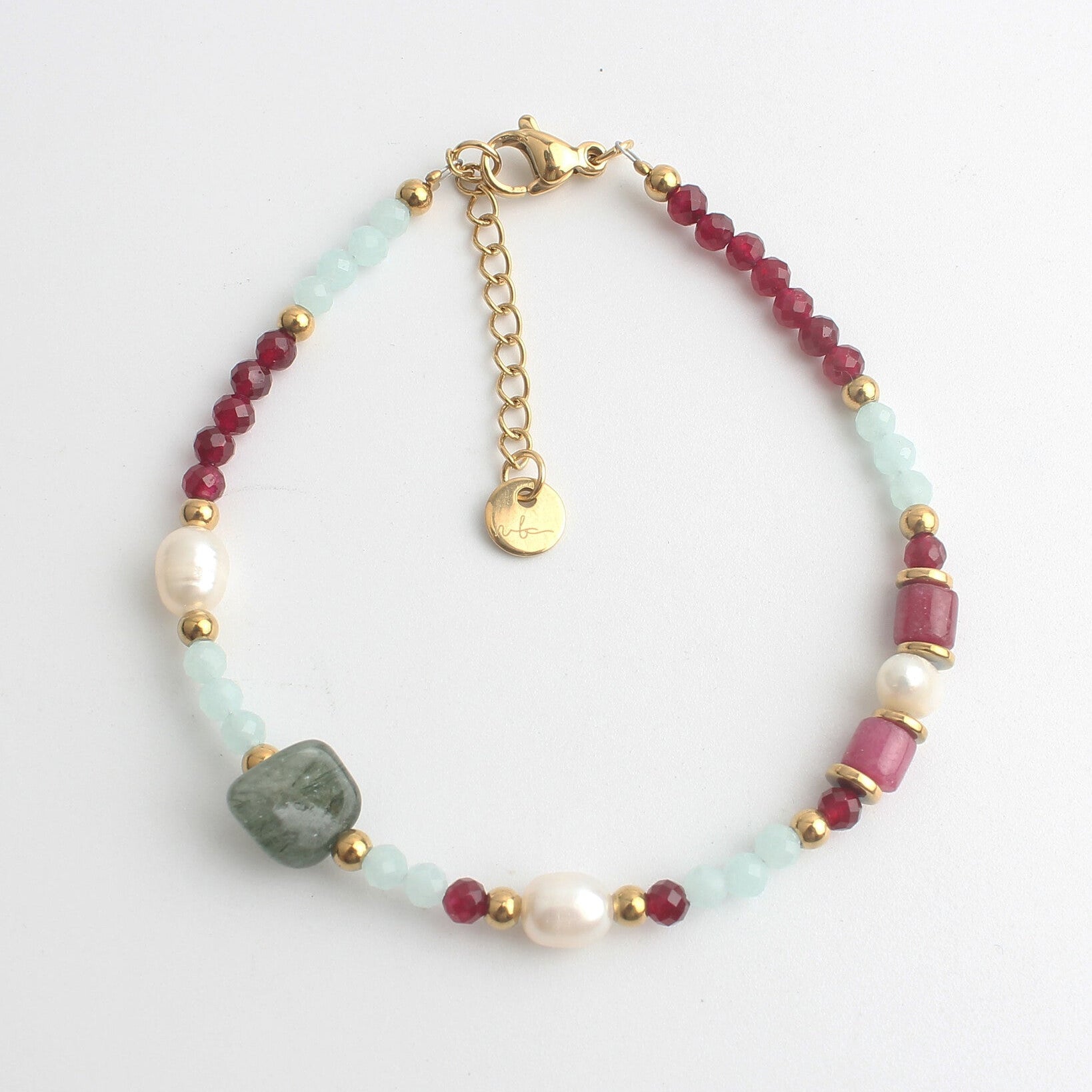 Katara - Bracciale - Pietra Naturale - Acciaio Inossidabile