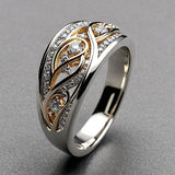 Anello Vuoto in Oro e Argento