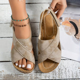 Sandali con zeppa confortevoli