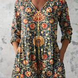 Celine | Blusa Lunga con Scollatura a V