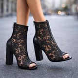 LILIANA SCARPE CON TACCO IN PIZZO