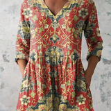 Lea | Blusa Lunga con Scollatura a V