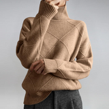 Lauren | Maglione in Cachemire Lussuoso con Collo Alto