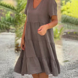 Bexley - Abito estivo casual con scollatura a V