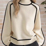 Donna | Maglione Elegante con Collo Alto