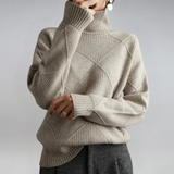 Lauren | Maglione in Cachemire Lussuoso con Collo Alto