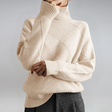 Lauren | Maglione in Cachemire Lussuoso con Collo Alto