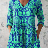 Ines | Blusa Lunga con Collo a V