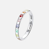 Anello in Argento Sterling con Design di Zampa