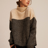 Norah | Maglione in Cotone con Collo Alto