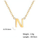 Collana con Iniziale in Oro Chic Love Letter