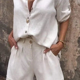 Melda - Completo Button Down Traspirante