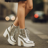 Stivali con platform Haley