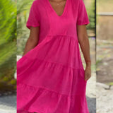 Bexley - Abito estivo casual con scollatura a V