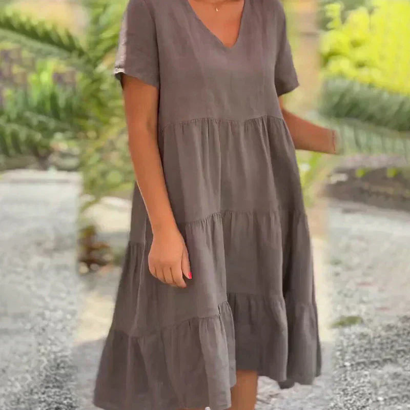 Bexley - Abito estivo casual con scollatura a V