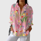 Blusa stampata leggera e colorata