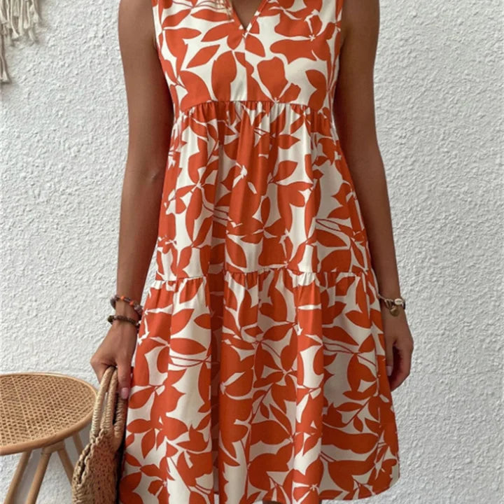 TASHA | ABITO MIDI FLUIDO ELEGANTE