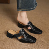Mules in vera pelle Avery