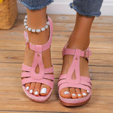 Sandali classici con fibbie